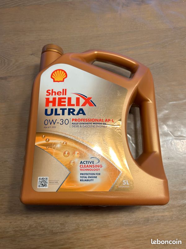 Huile moteur Shell Helix Ultra 0w30 (image 1)