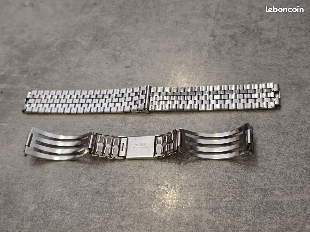 Bracelet Montre Ancienne Vintage Watch Diver Plongée Acier Type ZRC Grand Fond 2