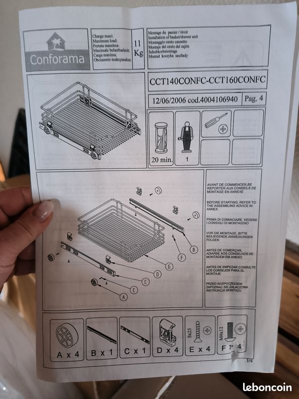 Paniers de rangement pour cuisine (image 4)