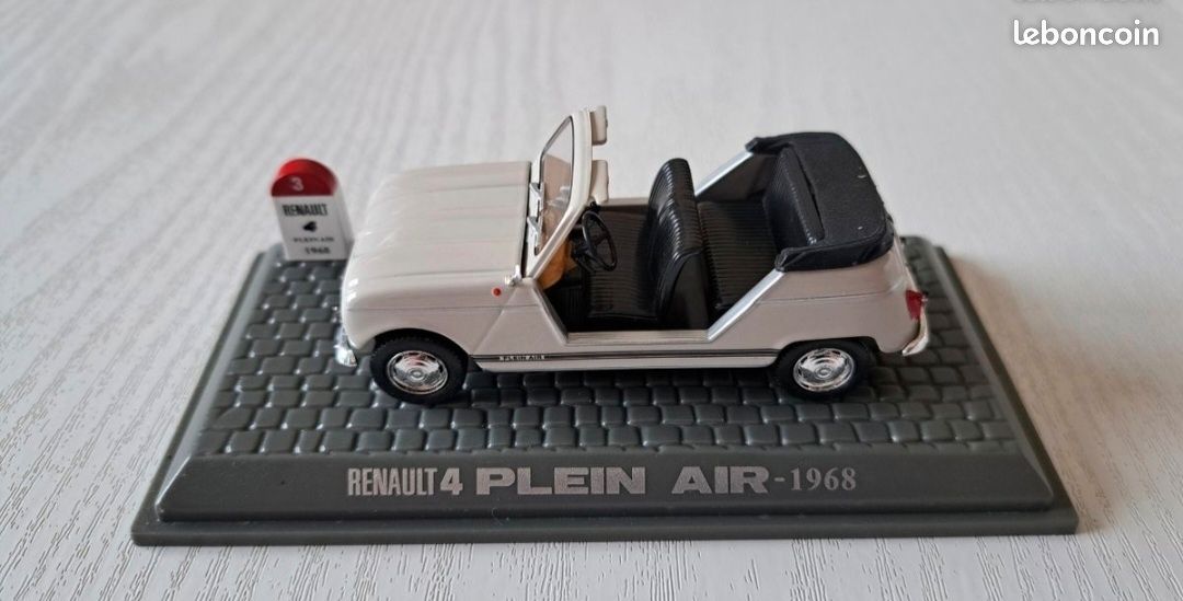 Lot De 6 Miniatures Renault 1/43 - Universal Hobbies / Eligor / Solido - 4L, Juvaquatre