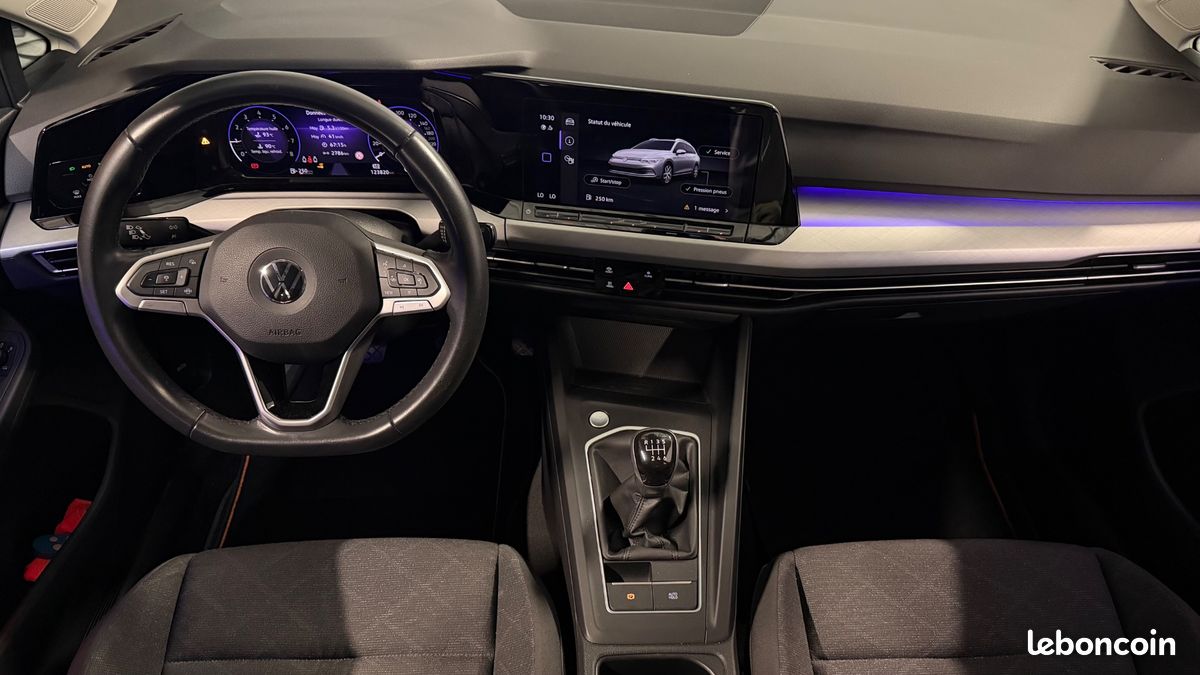 VOLKSWAGEN GOLF SW 1.0 TSI 110ch LIFE PLUS - CARPLAY - ENTRETIEN CONSTRUCTEUR A JOUR (image 5)