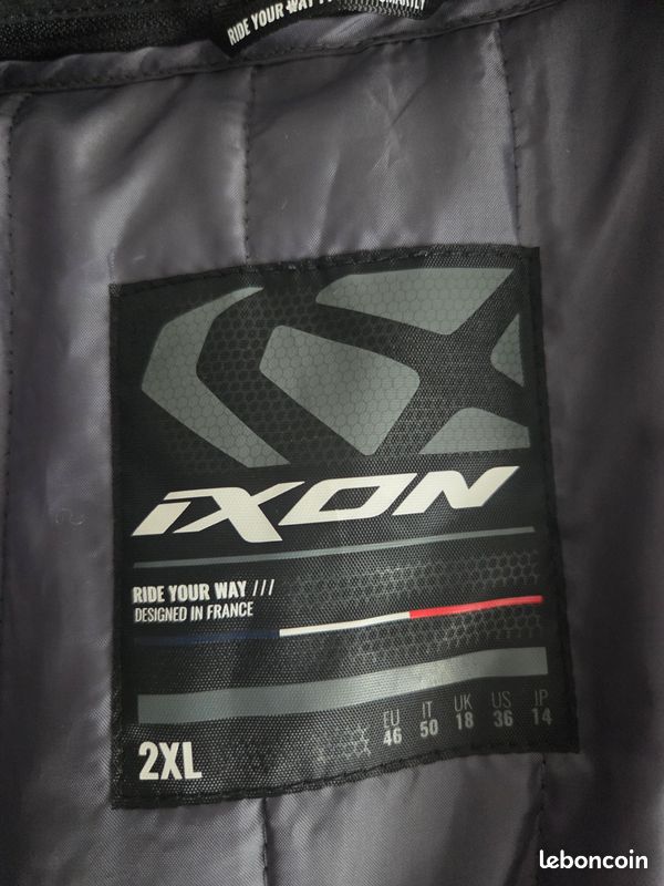 Blouson moto femme ixon prodigy Lady 2xl 46 (image 4)