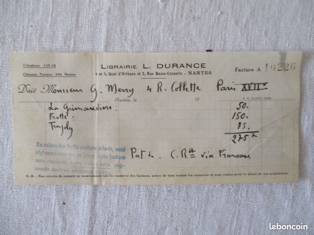 La Commission Brutus Magnier à Rennes par Hippolyte de la GRIMAUDIERE Ex Num 1879 (image 8)