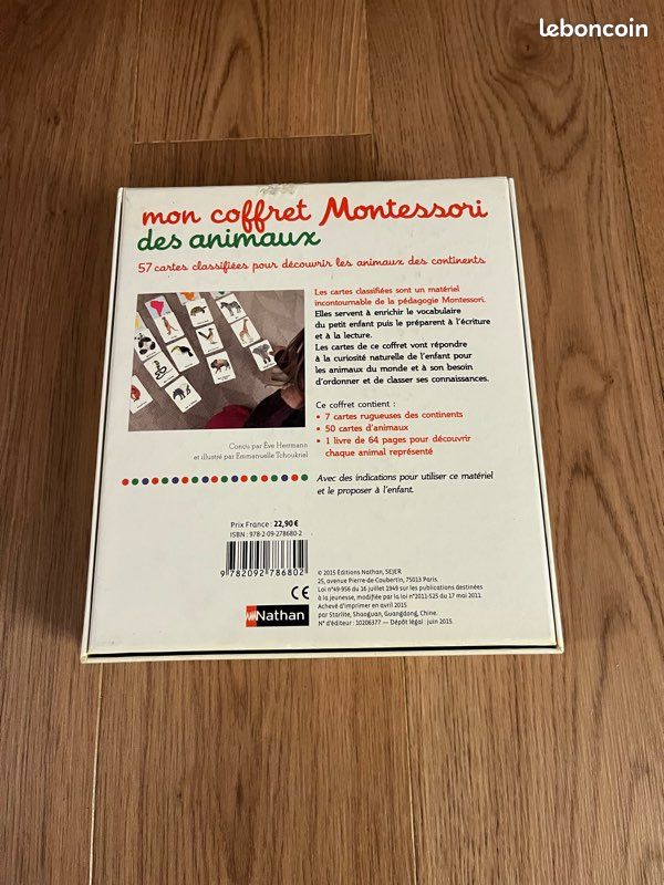 Montessori des animaux cartes Nathan (image 2)