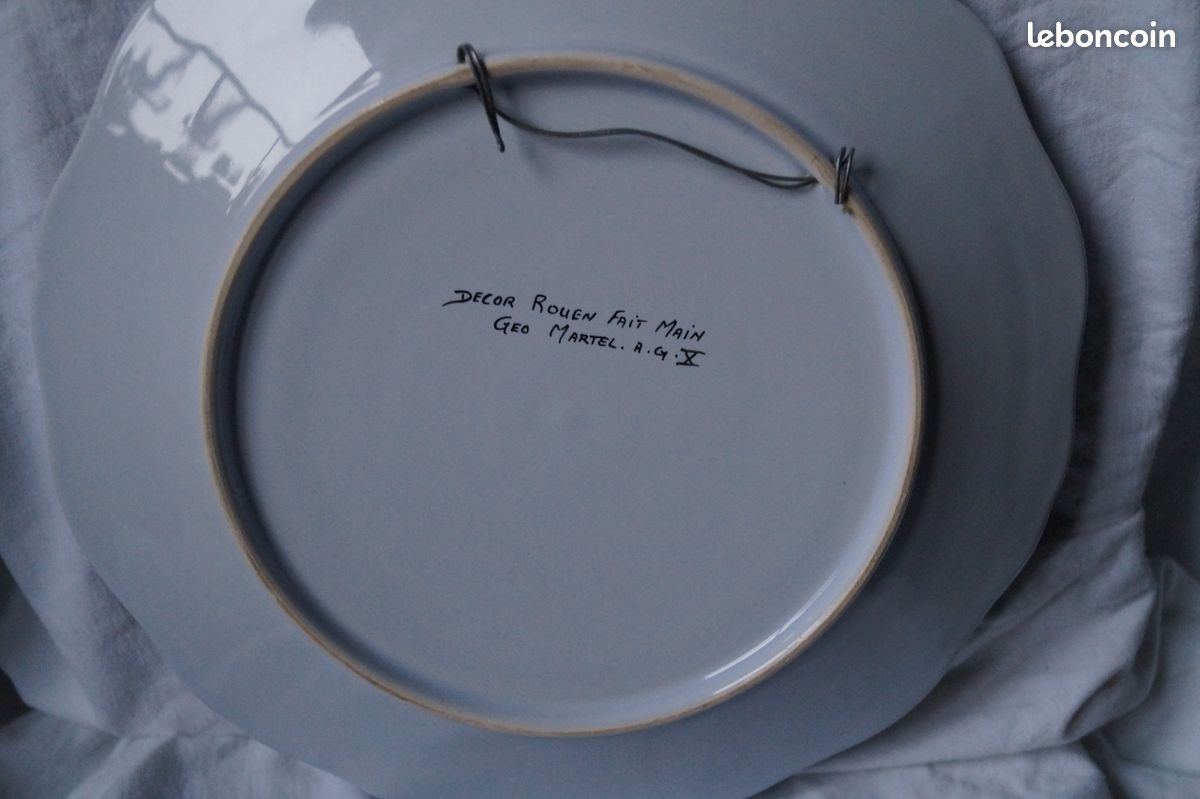 Assiette - Faïence de Desvres (image 3)