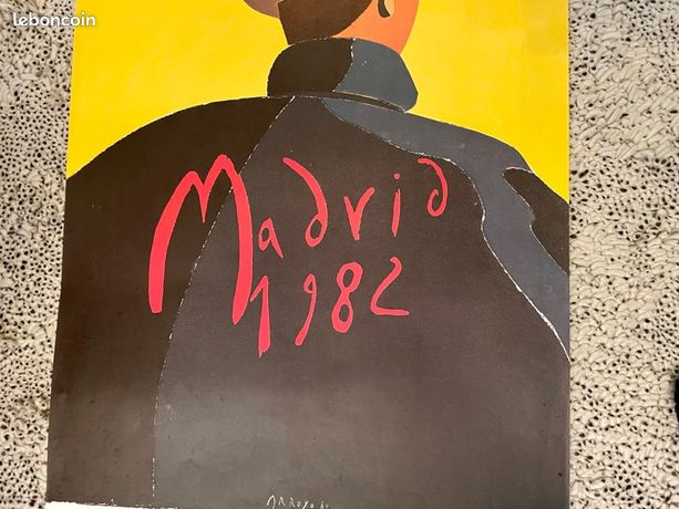 Football - CP coupe du monde Espagne 1982 Affiche La coruna Erro