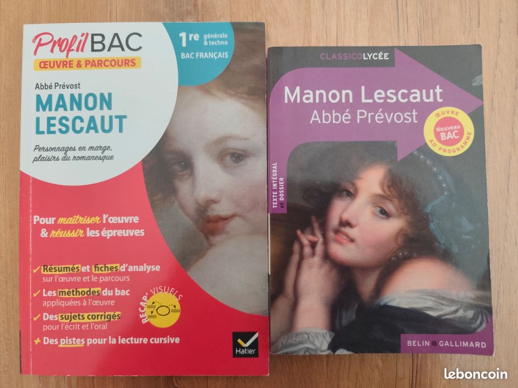 Manon Lescaut +profil bac (image 1)