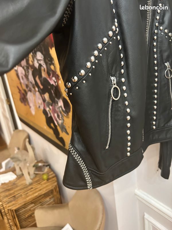 Blouson en cuir femme (image 7)