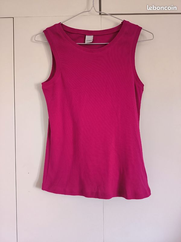 Débardeur rose camaïeu été (image 2)