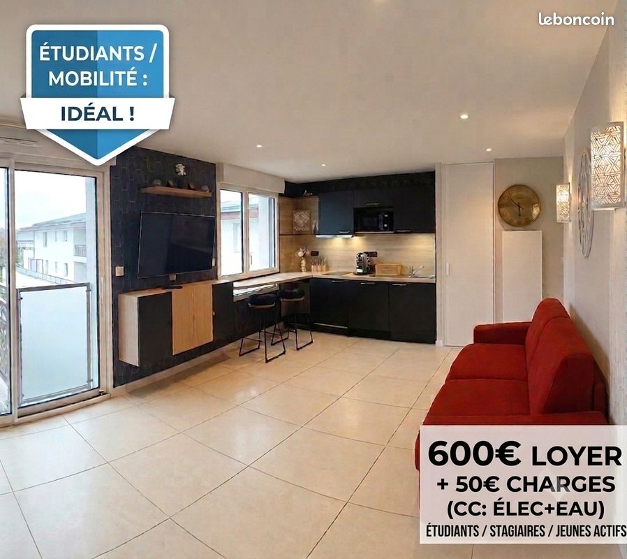 Appartement 1 pièce 26 m² · à Saint-Malo · 26 m² · 650 €