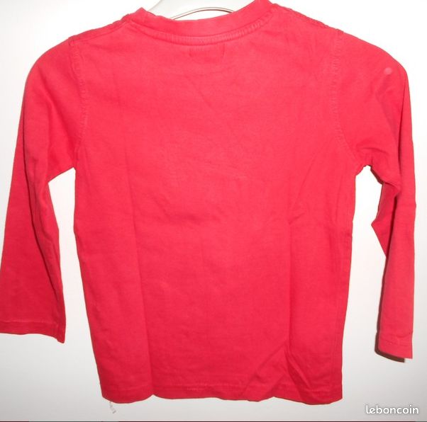 Sweatshirt rouge 6 ans garçon (image 2)