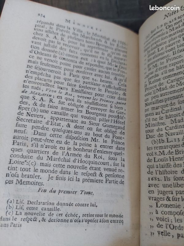 Mémoires de Gui Joly Ed 1738 (image 3)