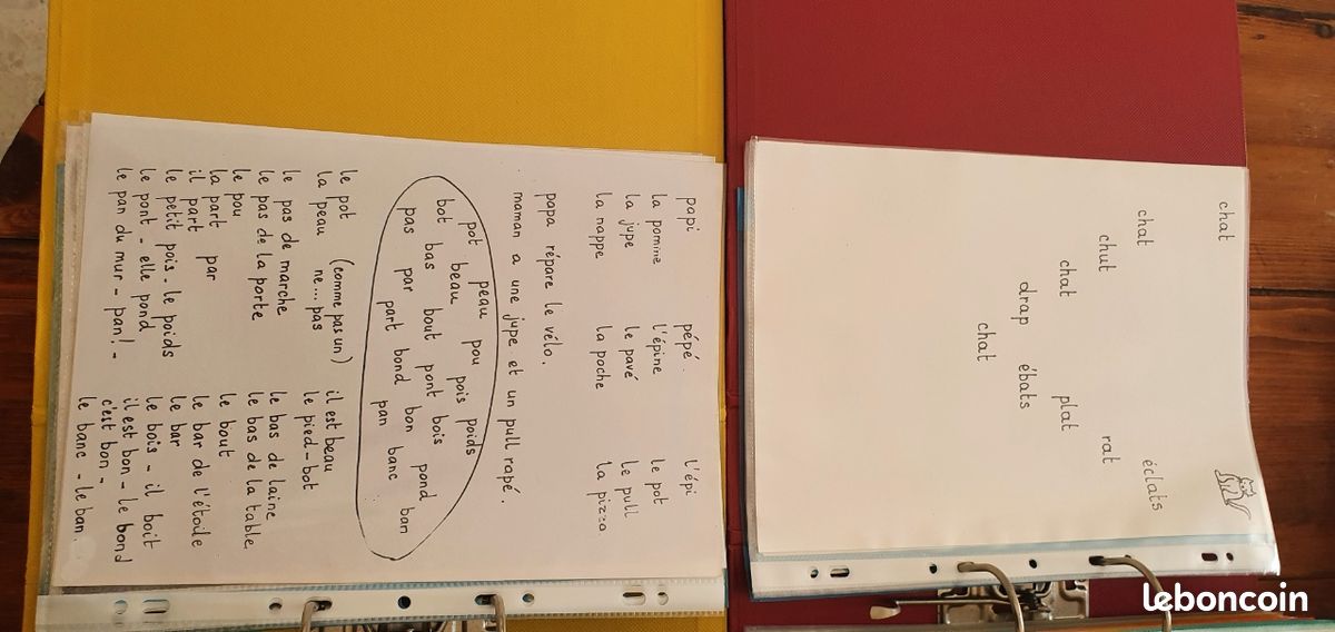 2 classeurs fiches lecture CP-CE1 (image 3)