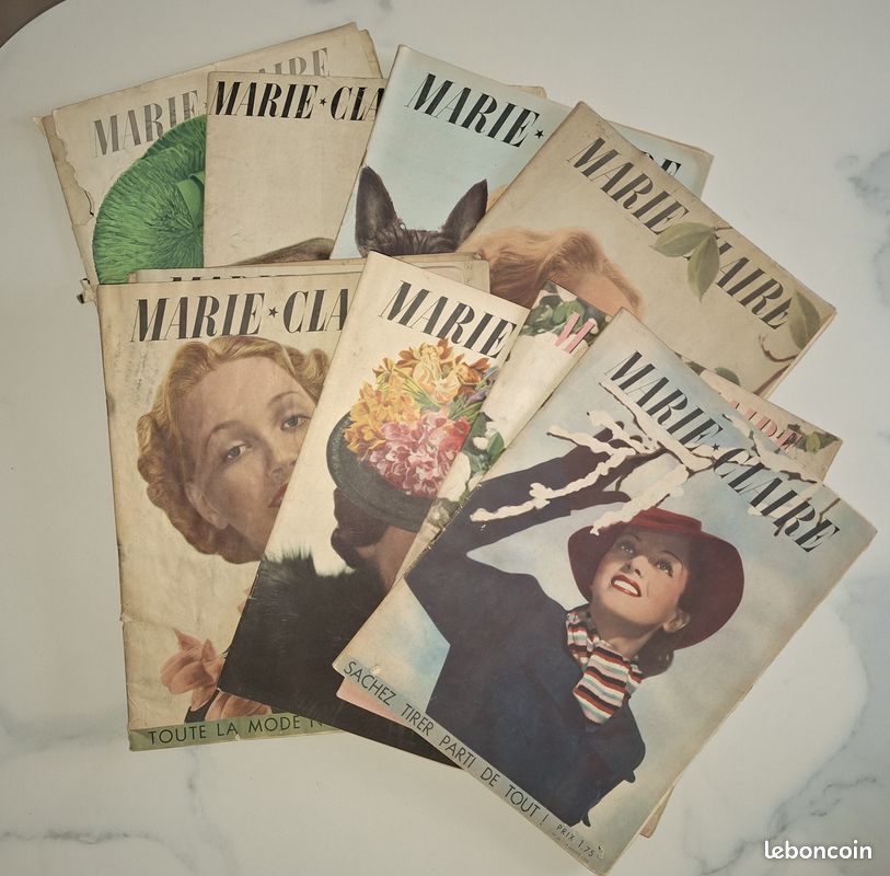 Anciens magazines Marie-Claire (avant guerre 1937 à 1940) (image 3)