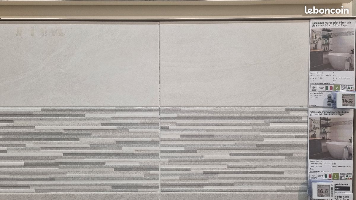 Carrelage mural reste chantier (image 3)