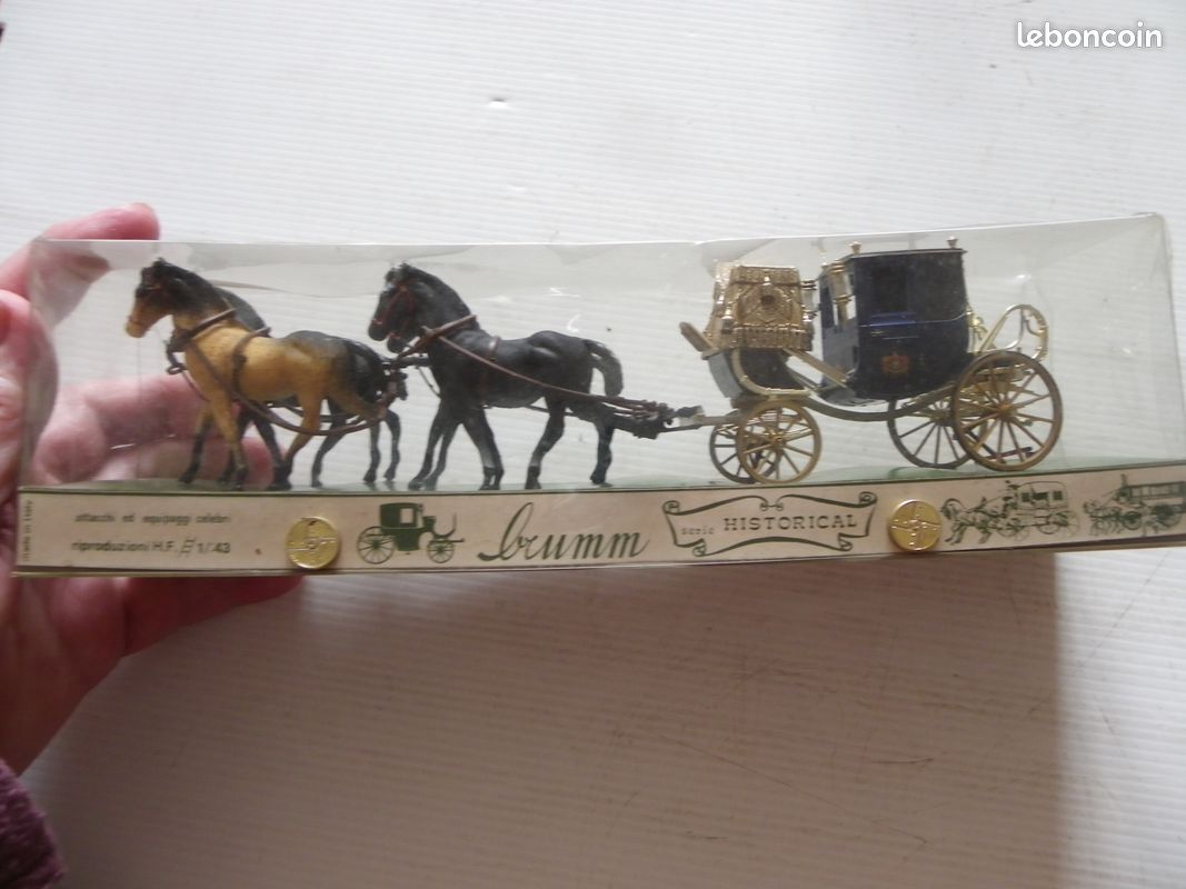 Brumm 013 – Série Historique 1/43 – Voiture Dress Chariot Du Comte De Caledonia – Miniature De Collection