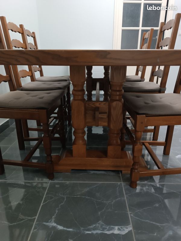 Table rectangulaire en bois Macif (image 4)