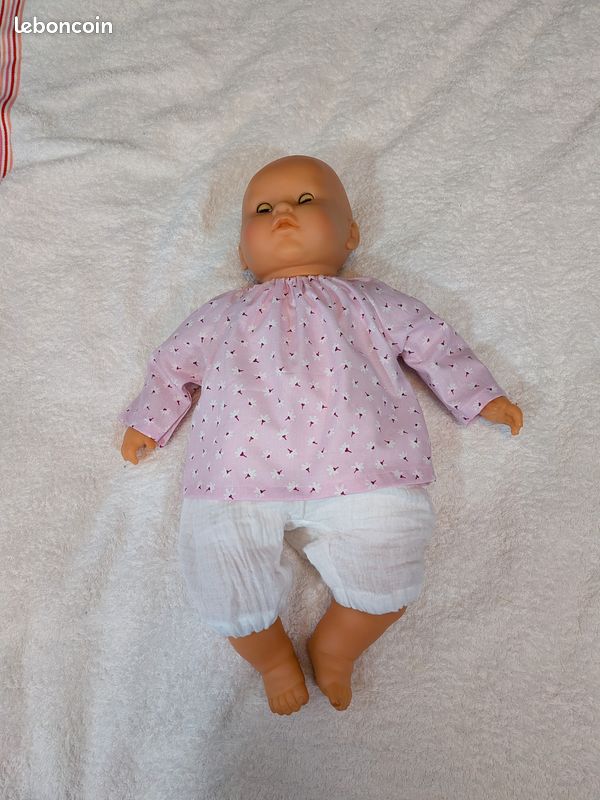 Tenue manteau et berret compatibles pour poupee corolle 42 cm - Collection