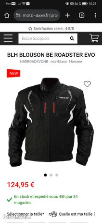 Blouson moto et bottine Équipement moto