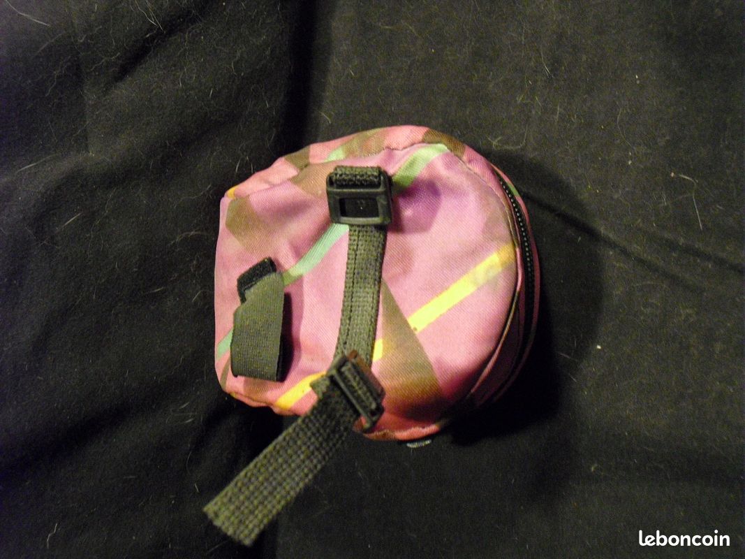 Sacoche de selle rose vintage (image 2)