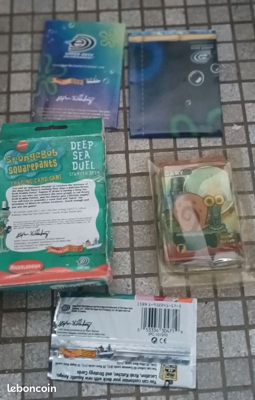 Cartes Bob l'ponge (SpongeBob TCG) 2003 - Upper Deck - Collection Cartes Bob l'ponge (SpongeBob TCG) 2003 - Upper Deck - Collection