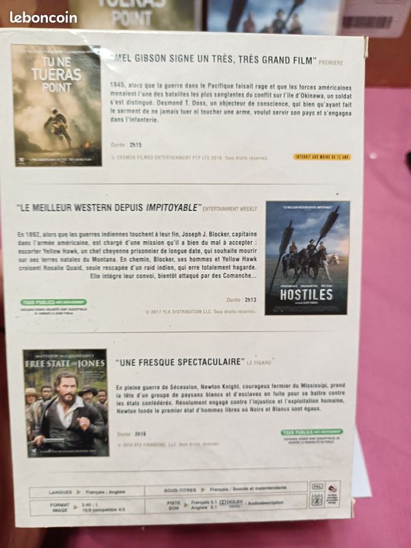 Vend 3 dvd coffret de guerre (image 4)