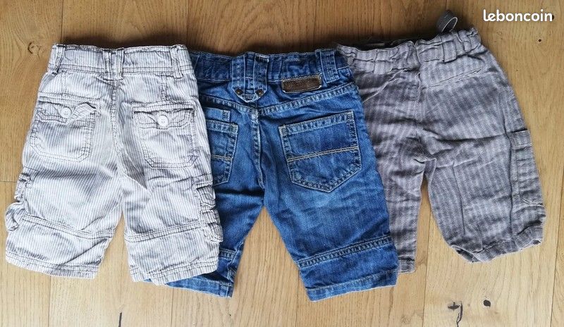 Lot 2 bermudas + 1 offert (image 2)