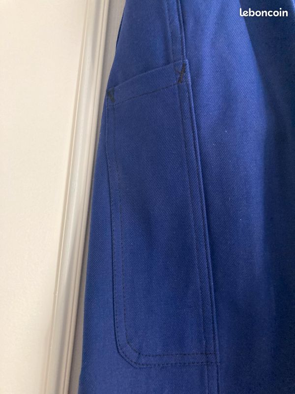 Pantalon Bleu de Travail Homme en Coton Taille 42 Etat Neuf (image 7)