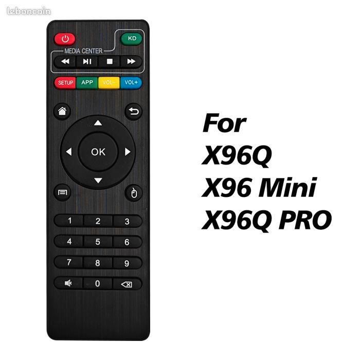 Télécommande Infrarouge Rinotek Pour X96Q Et Autres Box TV – Garantie 2 Ans