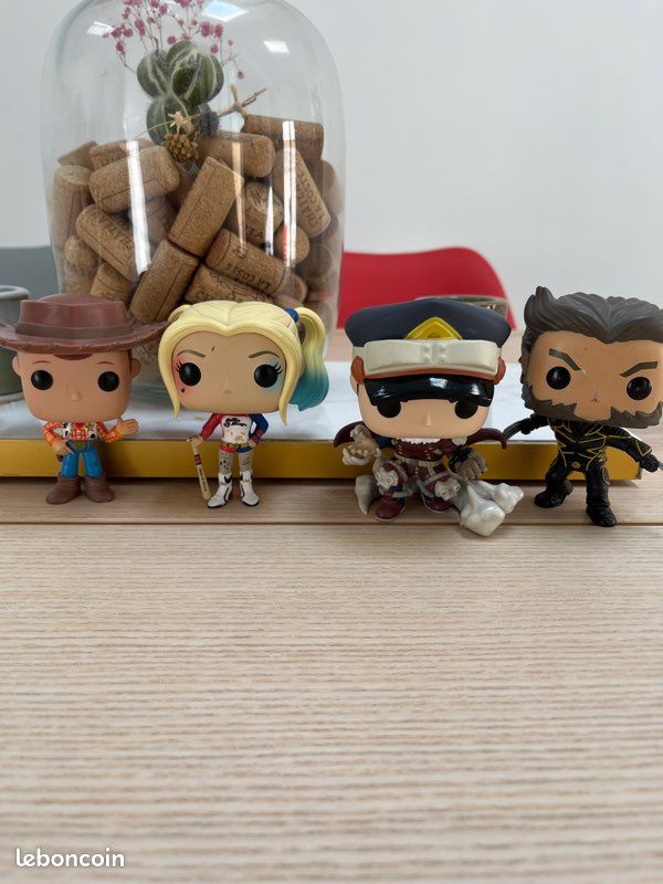 Lot de 4 figurines type Funko Pop – Disney / DC / Apex Legends / Marvel (image 1)