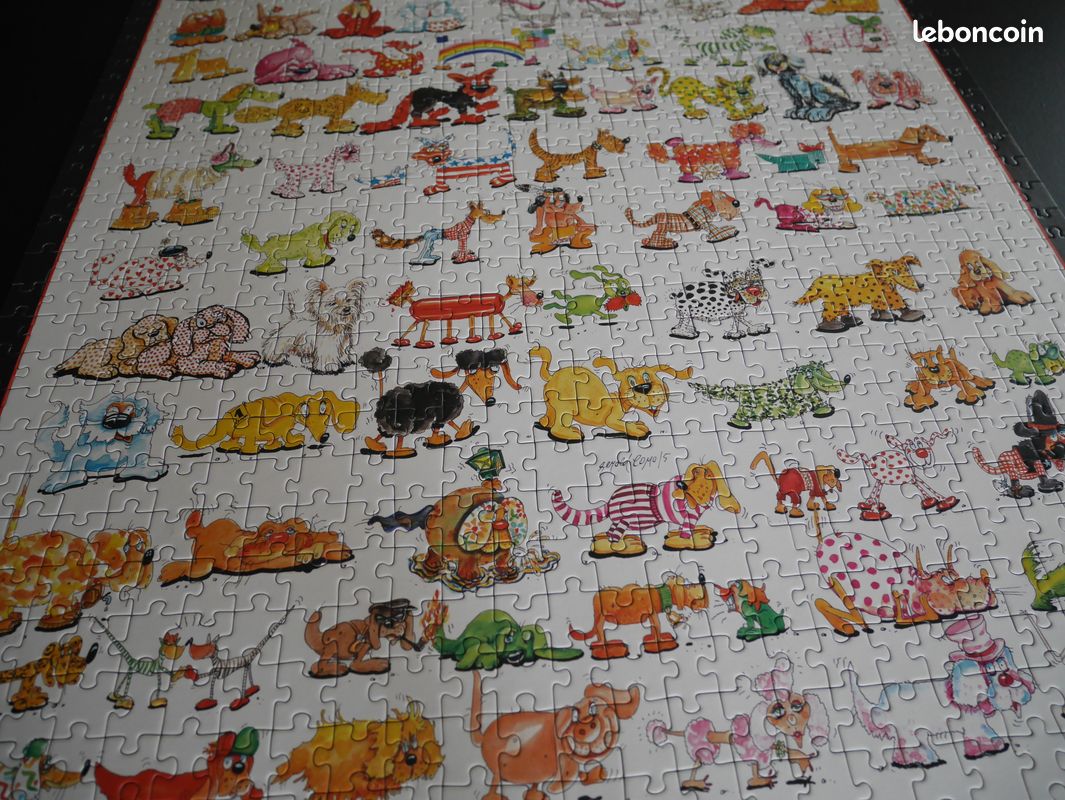 Puzzle 102 chiens et 1 chat, 1000 pièces (image 4)