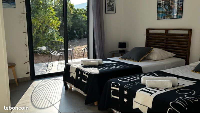 Villa contemporaine Clim vue mer 2018 – Piscine chauffée – Pinarello 3 km (image 18)