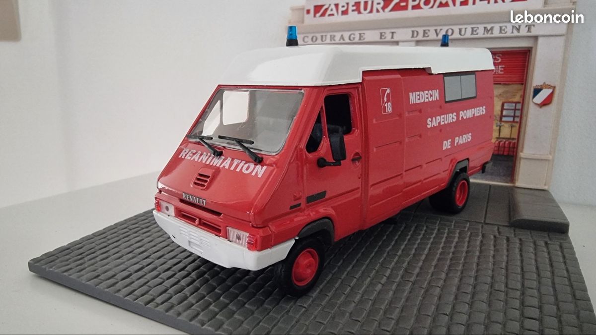 Eligor 1/43 – Camion Pompier Renault T460 4x2 Avec Remorque – NEUF