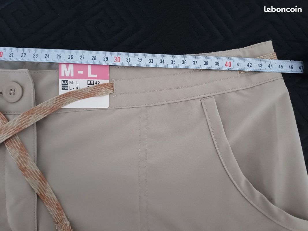 Short beige " Quechua " ~ T.42 (image 3)