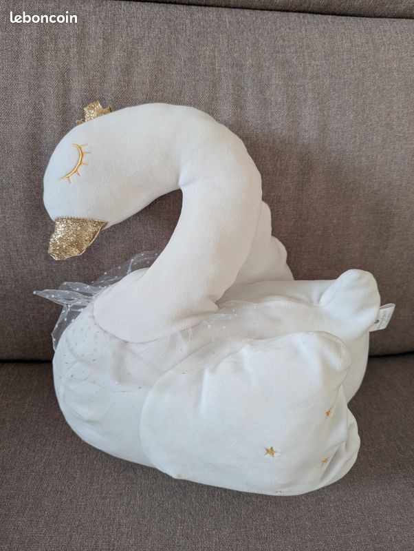 Peluche cygne blanc 34.5 cm (image 2)