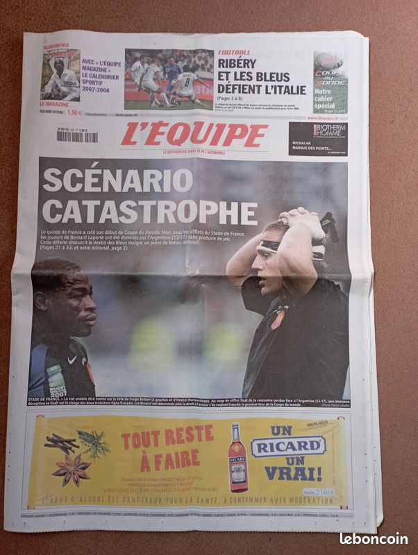 JOURNAL L'AUTO #14003 24-04 1939 CYCLISME MAES FOOTBALL RCP MATTLER