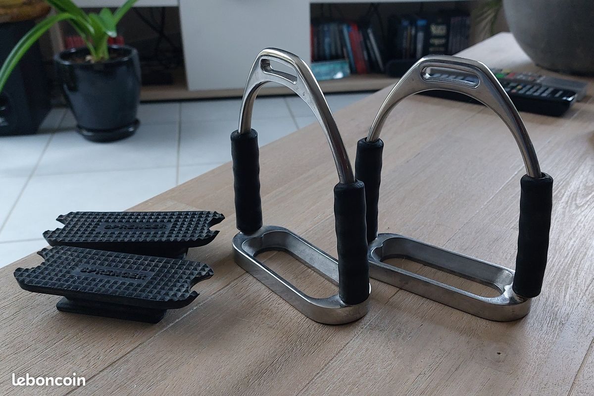 Étriers Sprenger System-4 – Argent – 12 Cm – Taille 4,75 – Paire – Neuf