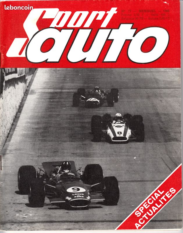 Sport auto n°77 juin 1968 monaco monza targa spa nurburg (image 1)