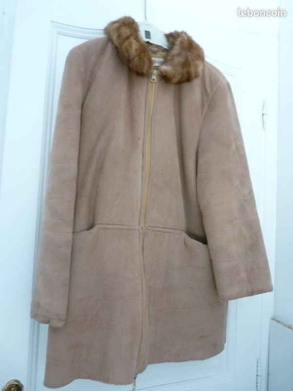 Manteau femme en peau lainée BURTON (image 1)