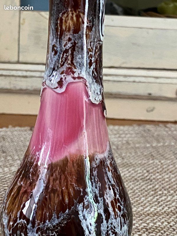 Vase grès flammé vintage (image 7)