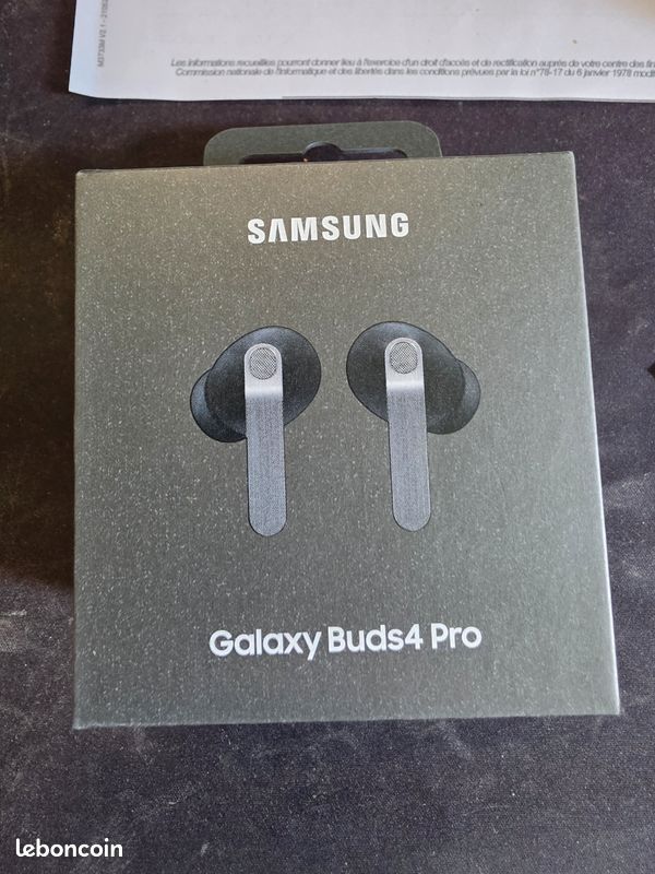 Samsung galaxy buds 4 pro neuf scellé avec facture (image 1)