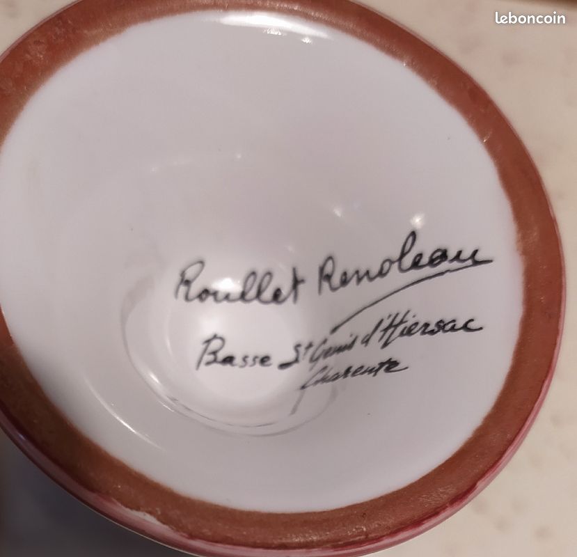 Mazagrans de la faïencerie d'art Renoleau (image 6)