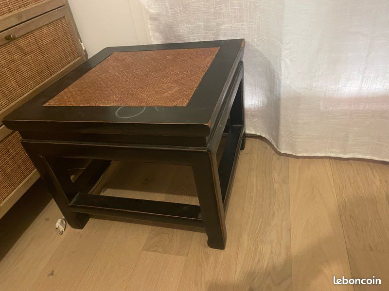 Table basse en bois ancienne (image 1)