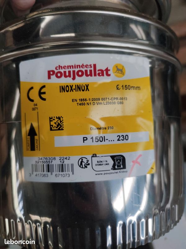 Important lot de matériel de fumisterie professionnel – Marque Poujoulat – Entièrement neuf (certains éléments encore sous emballage) (image 8)