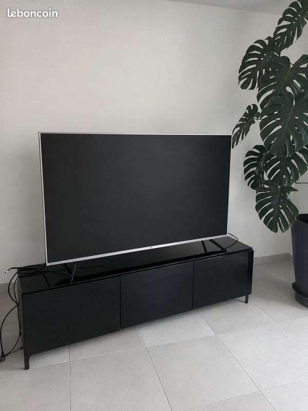 TV Xiaomi Mi TV 4S 65" 4K + Meuble IKEA BESTÅ 180 cm – Excellent état (image 1)