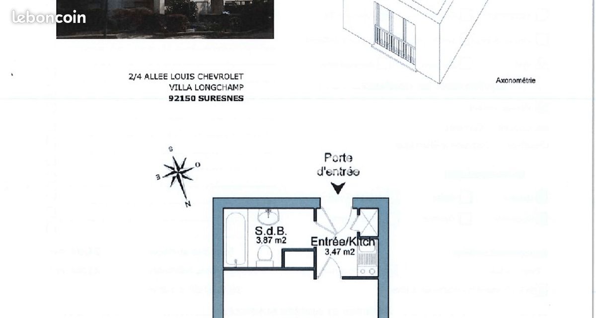 Appartement 1 pièce 22 m² · à Suresnes · 22 m² · 761 €