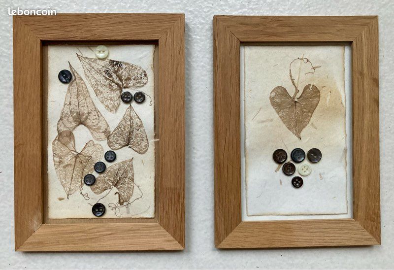 🌱Plutôt nature ou plutôt🧵couture ? Pourquoi pas les 2 avec un quatuor de tableautins, qui s’assortit si bien Mais se vend aussi en duo… (image 2)