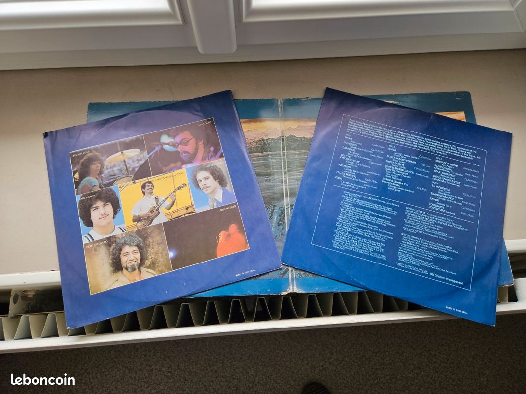Double Vinyles 33T de Santana de 1977 CBS (image 12)