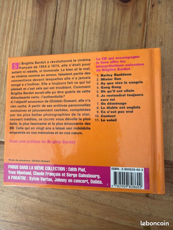 Cd livre photo Brigitte Bardot (image 2)
