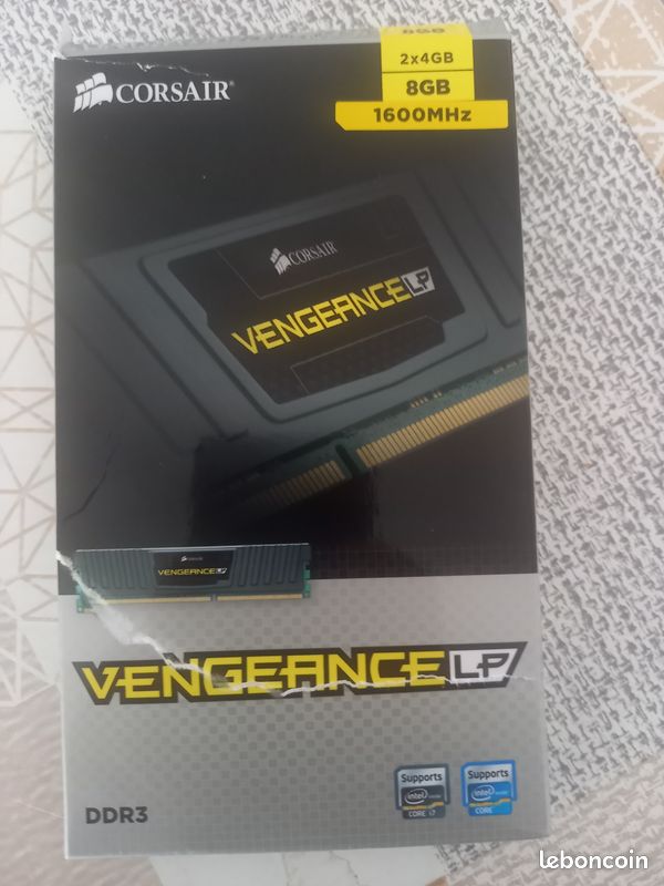 Vend barette de ram corsaire DDR3 1600MHZ (image 1)